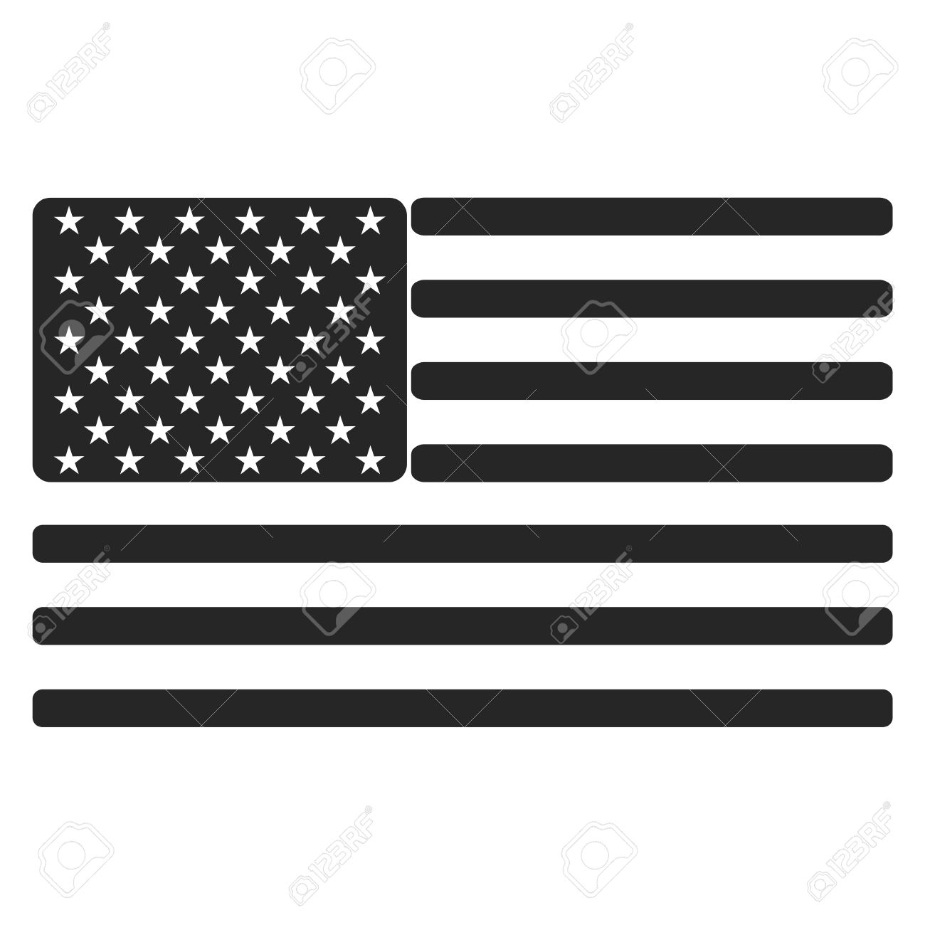 1300x1300 American Flag Icon Free