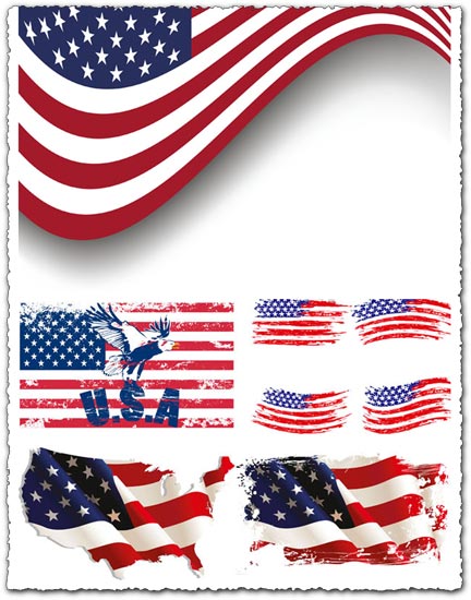 American Flag Vector 432x550 American Flag Vector