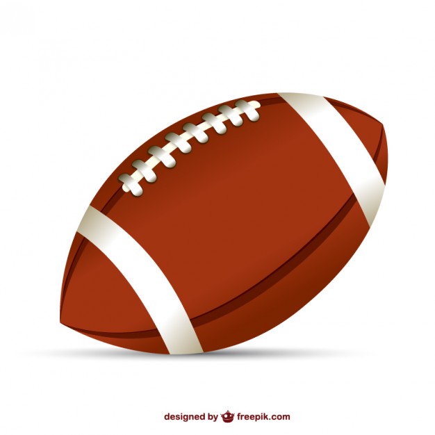 626x626 American Football Ball Illustration Vector Free Download