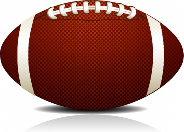 600x432 American Football Free Vector In Adobe Illustrator