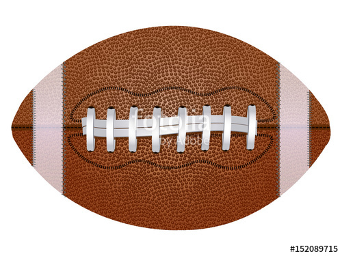 500x375 American Football Ball Laces, Close Up Background Vector