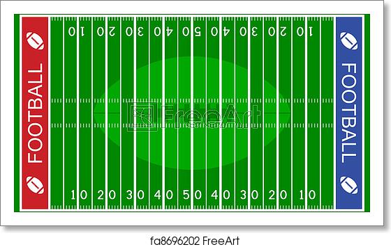 560x355 Free Art Print Of Vector American Football Field Freeart