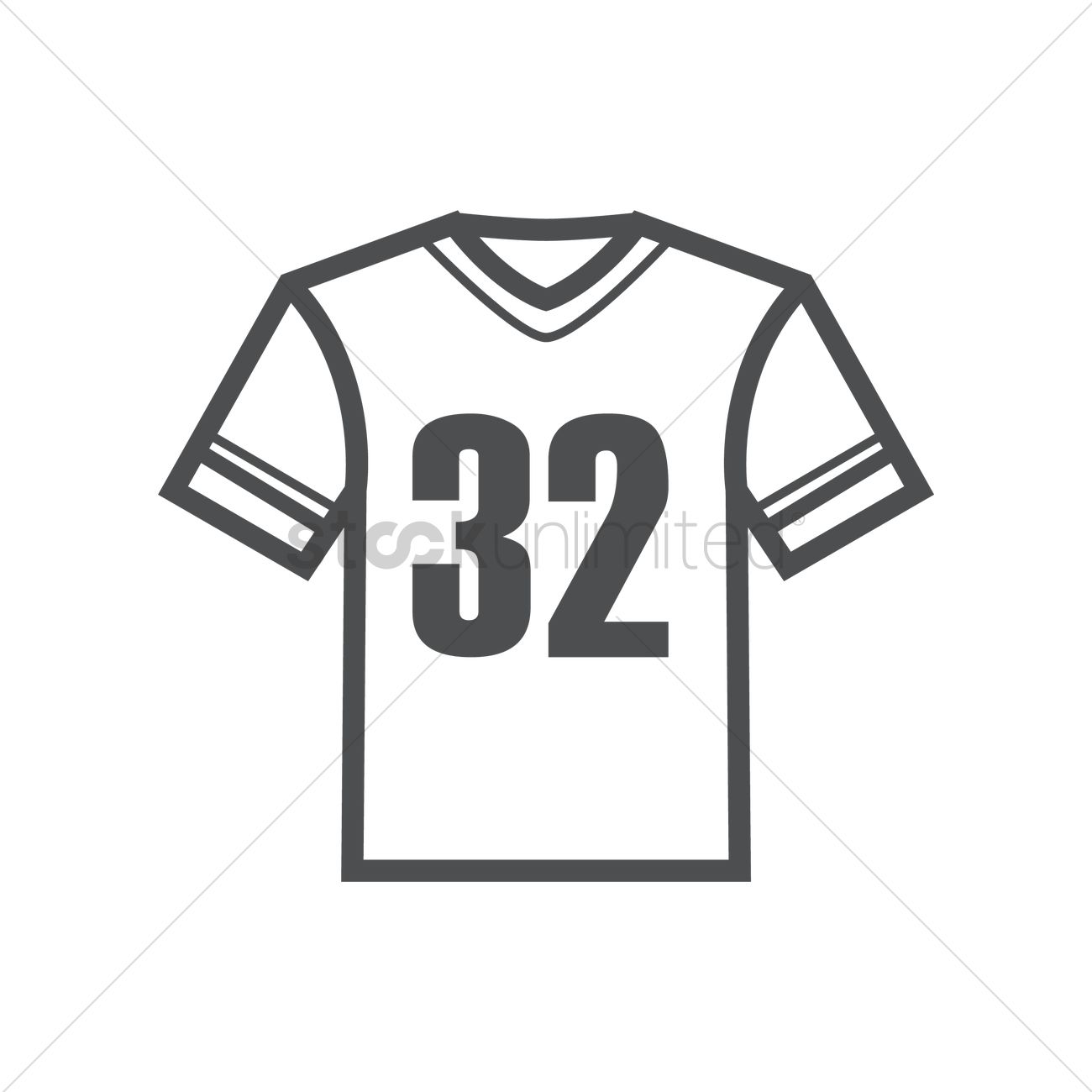 American Football Jersey Vector at Collection of