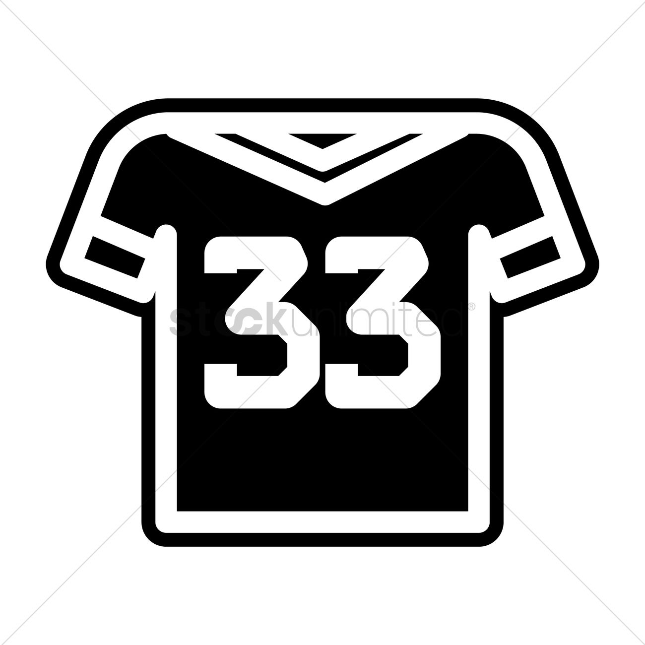 1300x1300 American Football Jersey Vector Image
