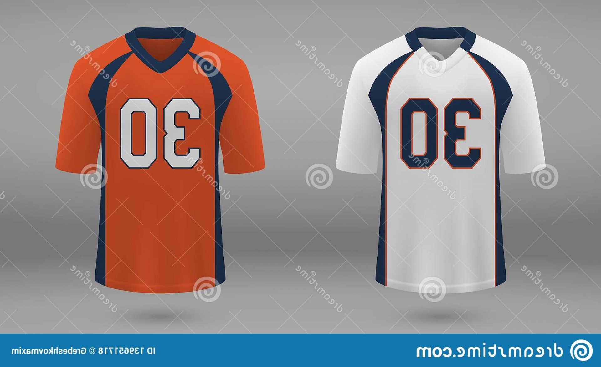 1920x1173 Realistic American Football Jersey Denver Broncos Shirt Template