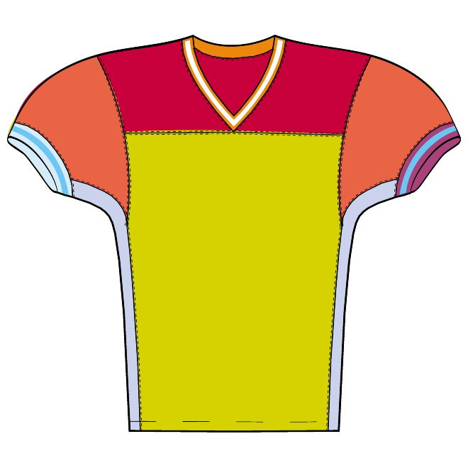 660x660 Soccer Jersey Vector Template