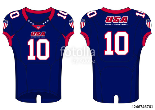 500x354 American Football Jersey Template Stock Image And Royalty Free