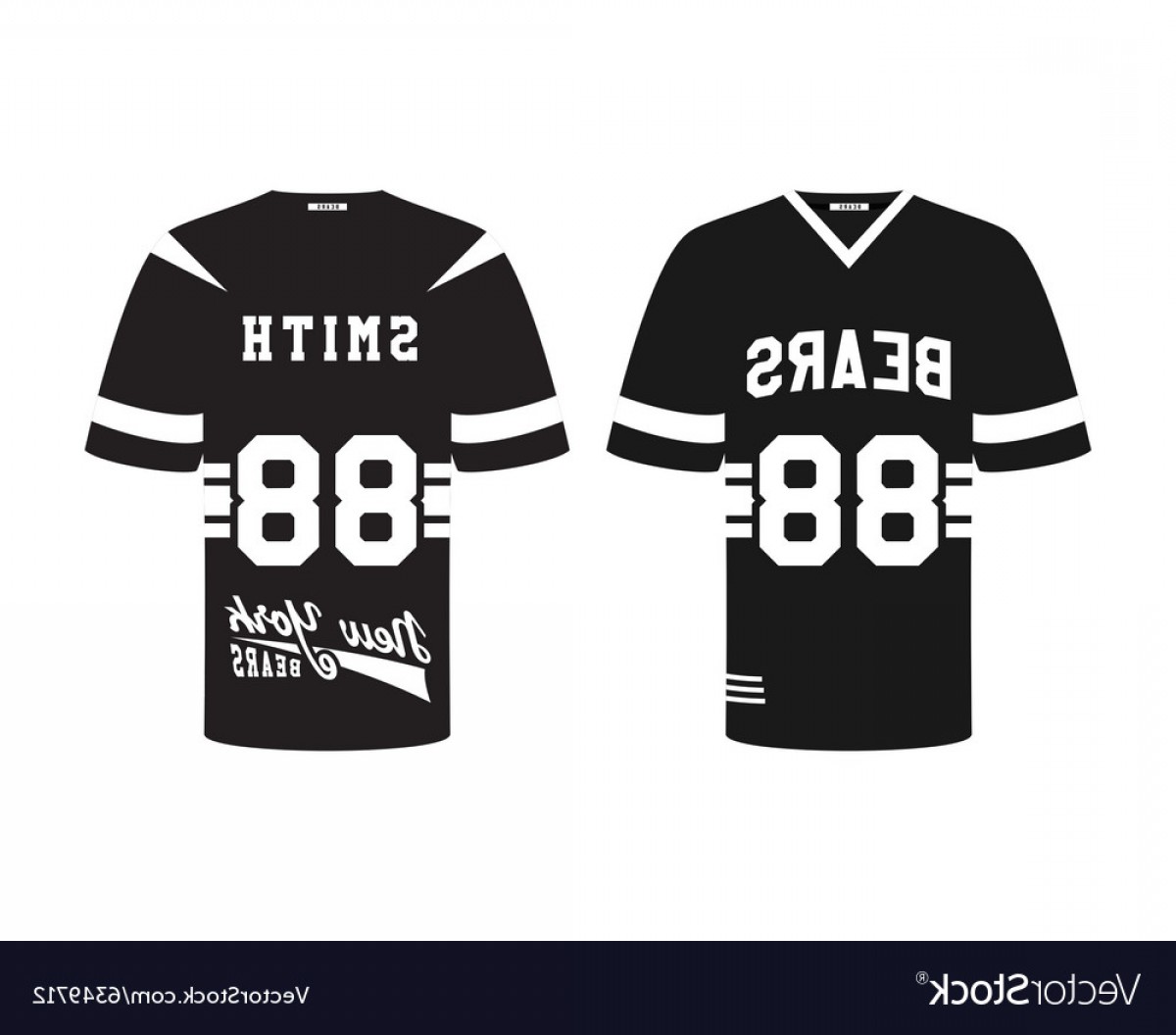 1200x1056 American Football Uniform T Shirt Design With Vector Geekchicpro