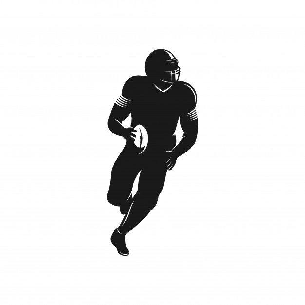 American Football Player Silhouette Vector Free at Vectorified.com ...