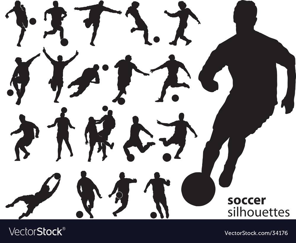 1000x821 Collection Of 'football Silhouette Vector Free' Download More
