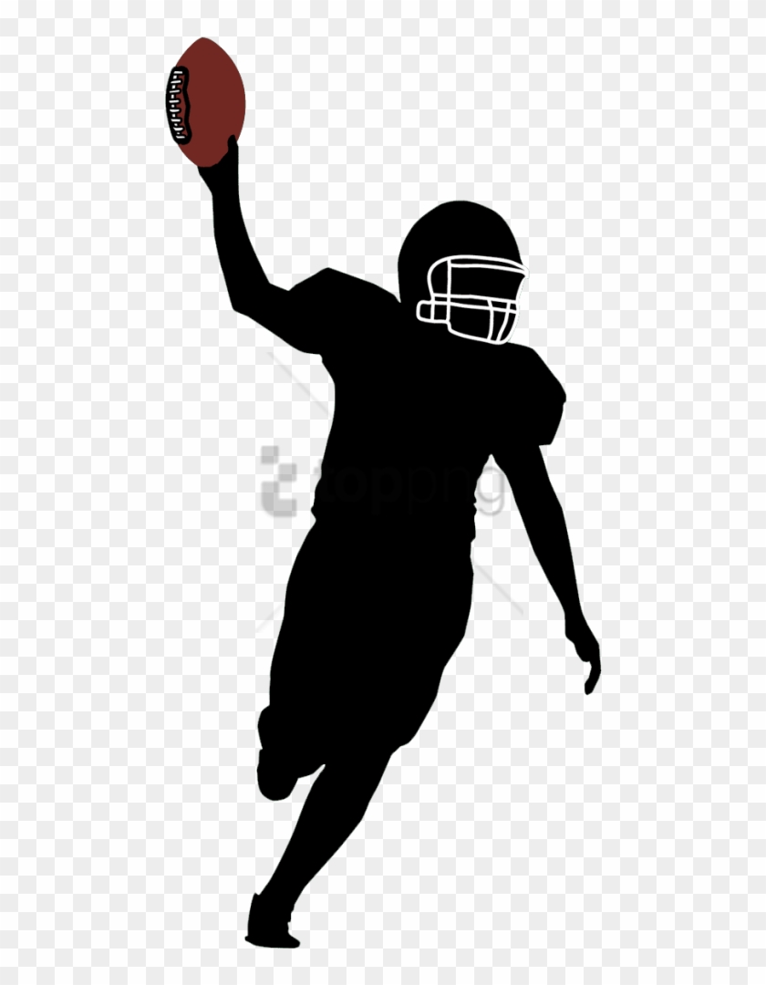 American Football Player Silhouette Vector Free at Vectorified.com