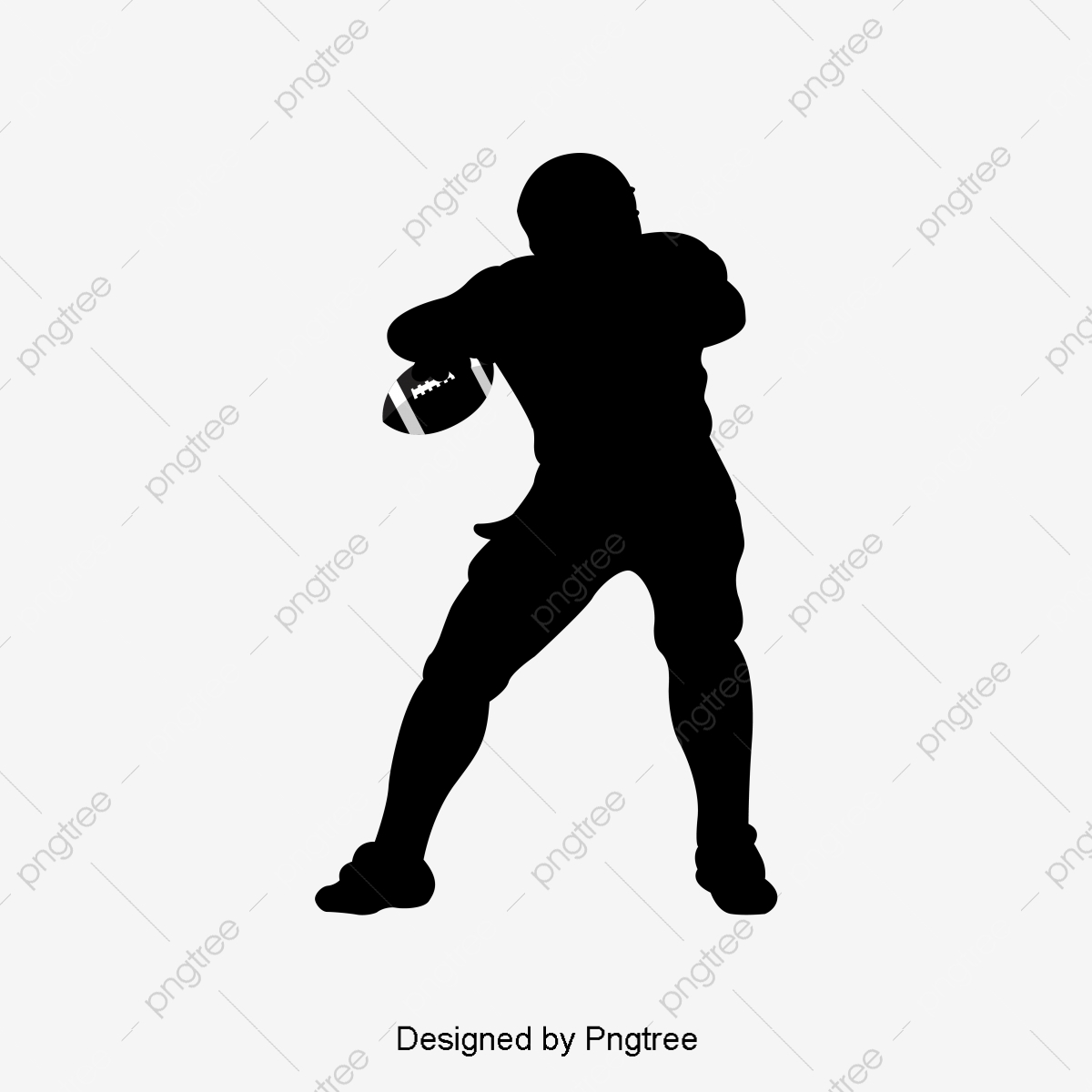 1200x1200 Silhouette Elements Of American Football Players, Silhouette