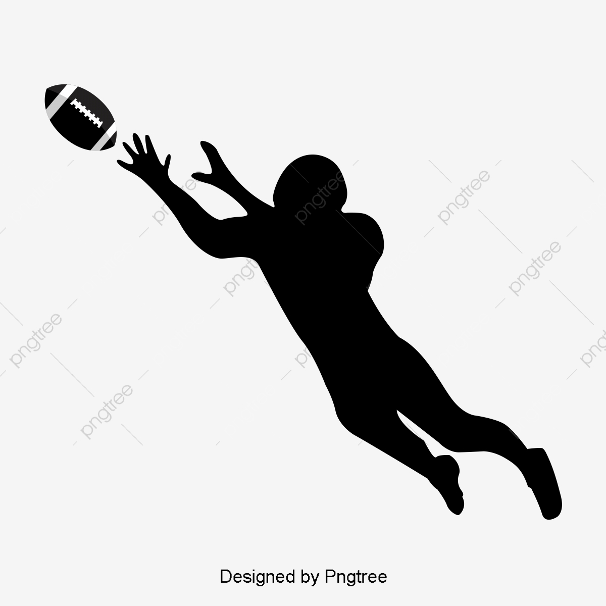 1200x1200 Simple Silhouette Elements For American Football Players, Sports