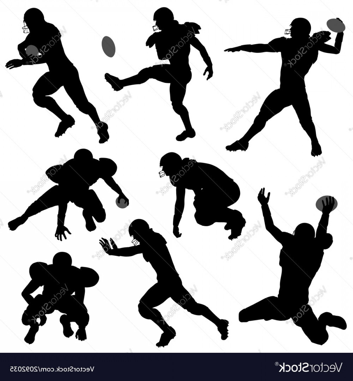 1200x1296 American Football Player Silhouette Vector Free Soidergi