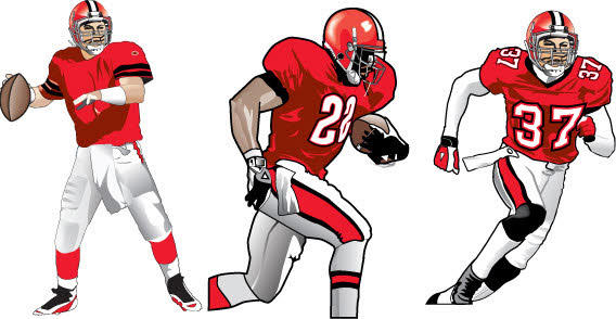 568x294 Football Players Vector Free Vectors Ui Download