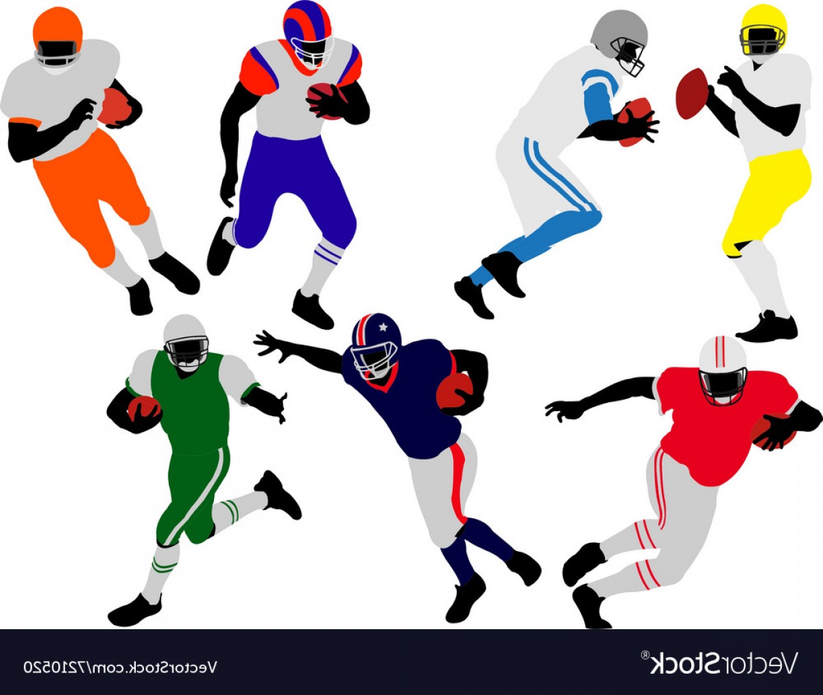 1200x1014 American Football Players Vs Vector Sarahgardan