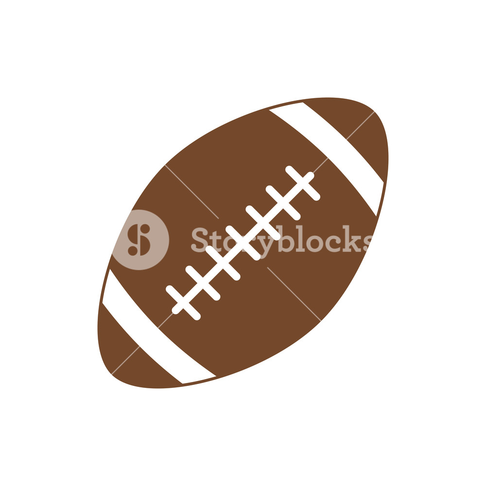American Football Sport Ball For American Football Vector Icon 1000x1000 American Football Sport Ball For American Football Vector Icon