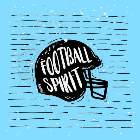 Hand Drawn American Football Silhouette Vector Free 490x490 Hand Drawn American Football Silhouette Vector Free