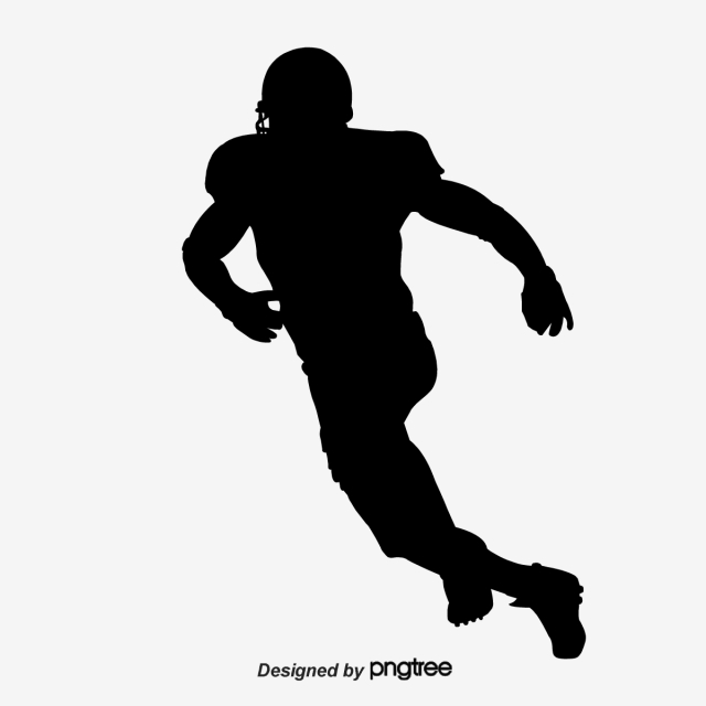 American Football Silhouette Vector at Vectorified.com | Collection of ...