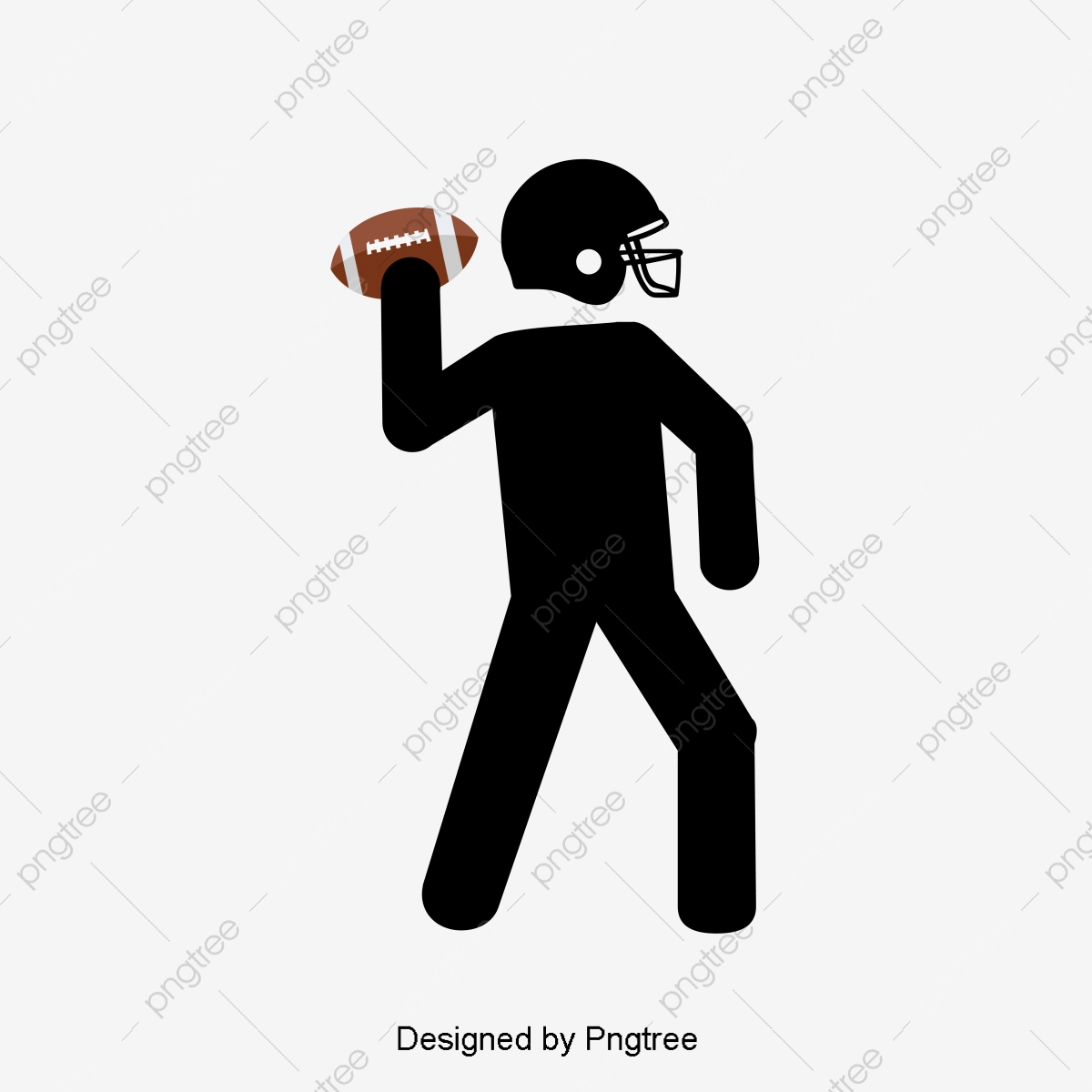 Simple Silhouette Elements For American Football Players, American 1200x1200 Simple Silhouette Elements For American Football Players, American