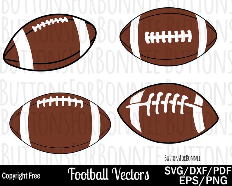 794x635 Football Football Clipart Football Vector Dxf Etsy