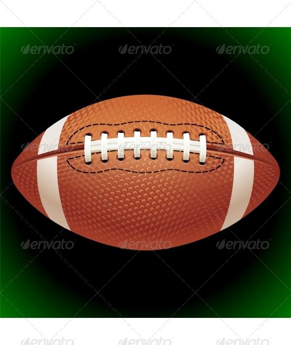590x700 Vector American Football Ball