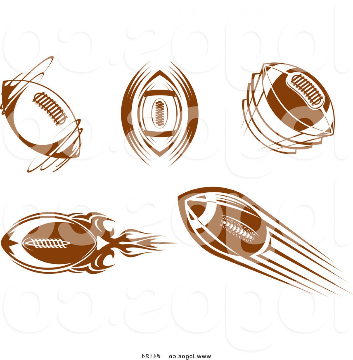 1228x1252 Royalty Free Collage Of American Football Logos