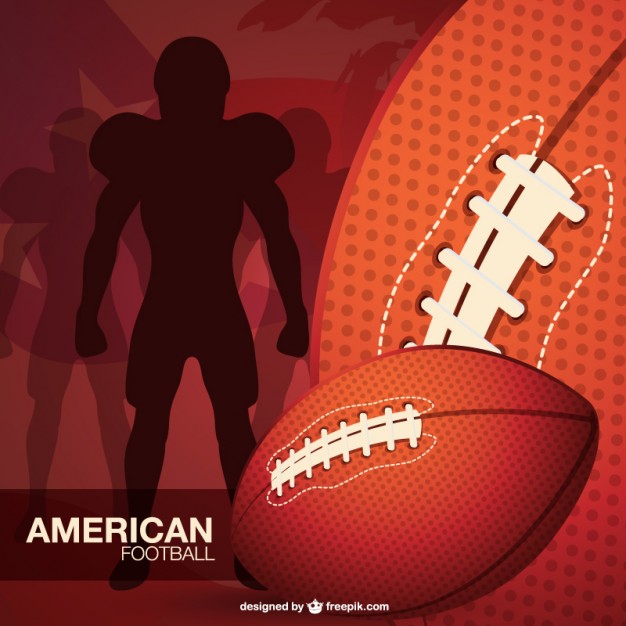 626x626 American Football Template Free Vector