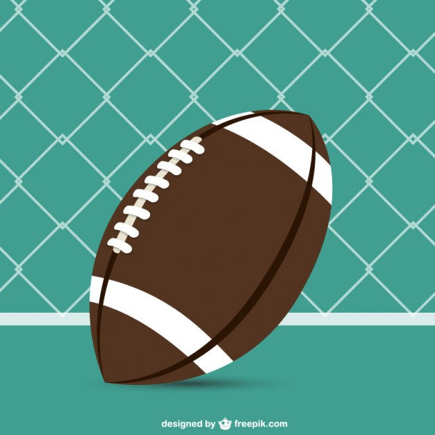 626x626 American Football Ball Background Vector Free Download