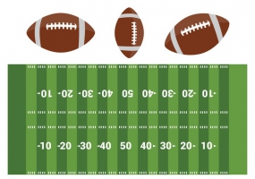 285x200 American Football Field Free Vector Graphic Art Free Download