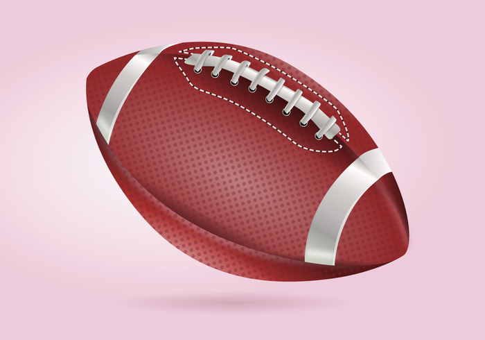 700x490 Realistic Detailed Football Vector Illustration