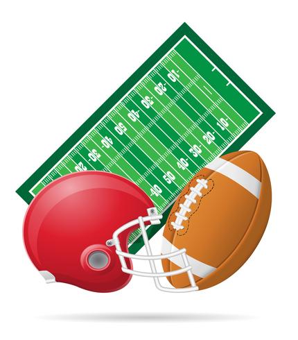 430x490 Field For American Football Vector Illustration
