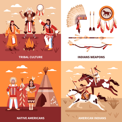 400x400 Page American Indian On Curated Vector Illustrations, Stock