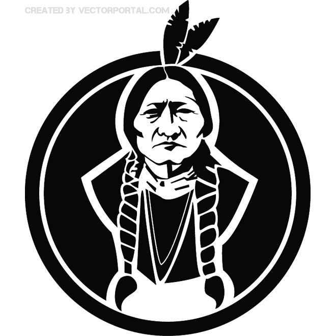 660x660 Sitting Bull Indian Chief Vector