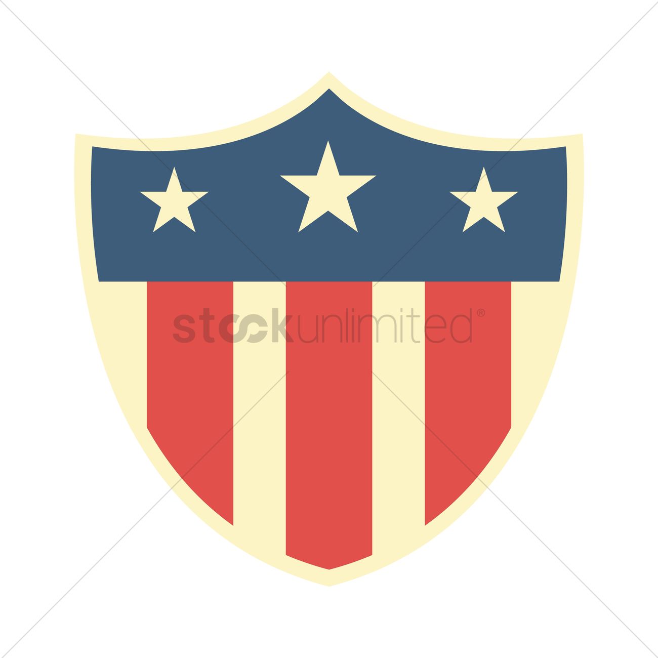 American Shield Vector Image 1300x1300 American Shield Vector Image