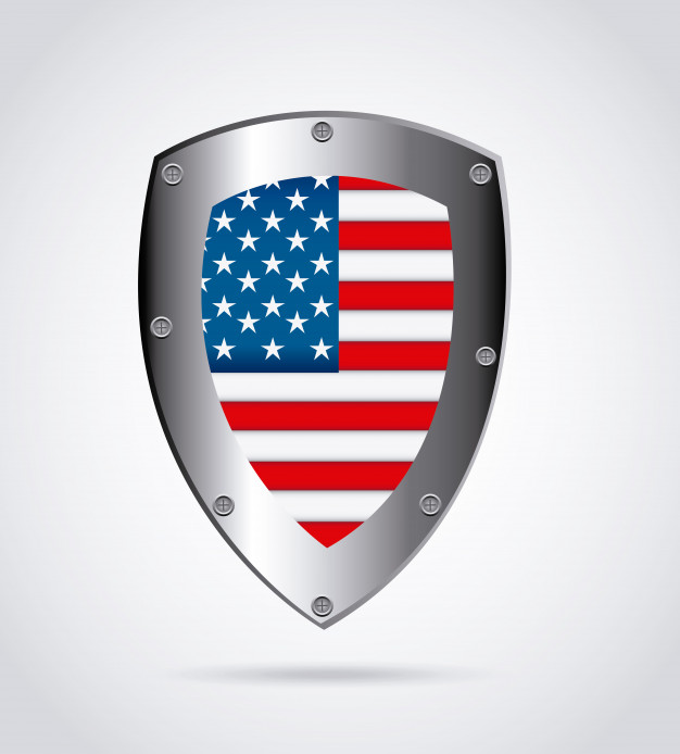 American Shield Emblem Vector Free Download 626x694 American Shield Emblem Vector Free Download