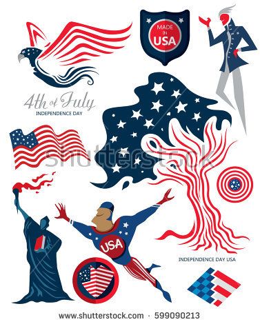 Abstract United States Of America Flag, American Colors 377x470 Abstract United States Of America Flag, American Colors
