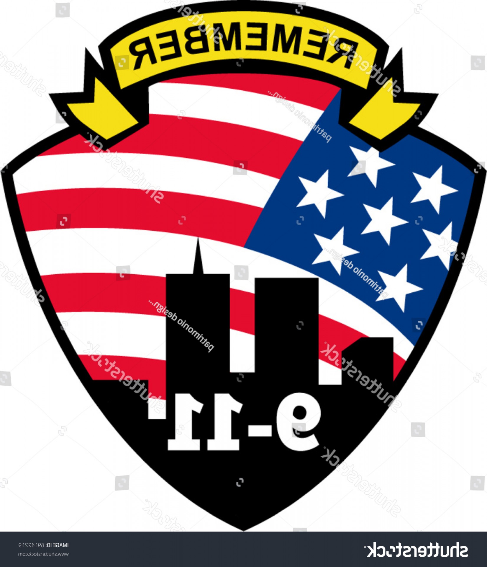 Vector Illustration Shield American Flag Stars Soidergi 1651x1920 Vector Illustration Shield American Flag Stars Soidergi