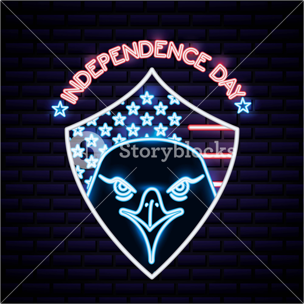 American Independence Day Shield Usa Flag With Eagle In Middle 1000x1000 American Independence Day Shield Usa Flag With Eagle In Middle