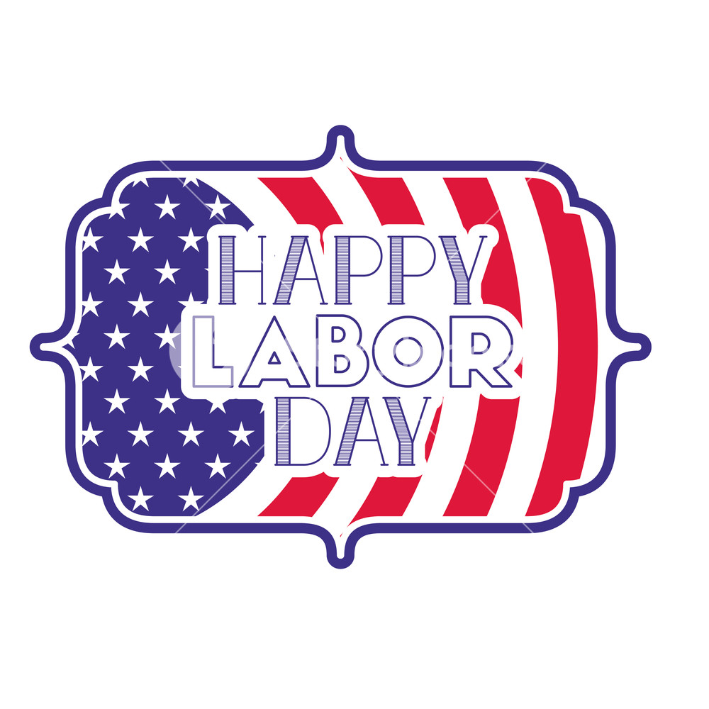 American Shield Happy Labor Day Isolated Icon Vector Illustration 1000x1000 American Shield Happy Labor Day Isolated Icon Vector Illustration