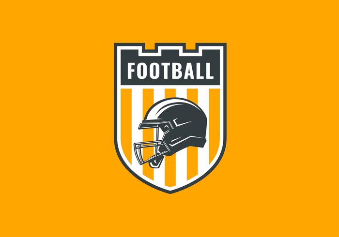 American Football Emblem Logo Castle Shield Vector 700x490 American Football Emblem Logo Castle Shield Vector