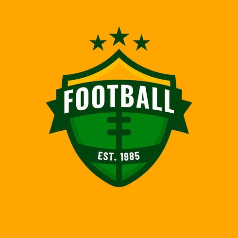 American Football Logo Shield Vector 490x490 American Football Logo Shield Vector