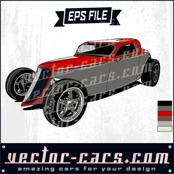 603x603 American Hot Rod Us Clipart Vector