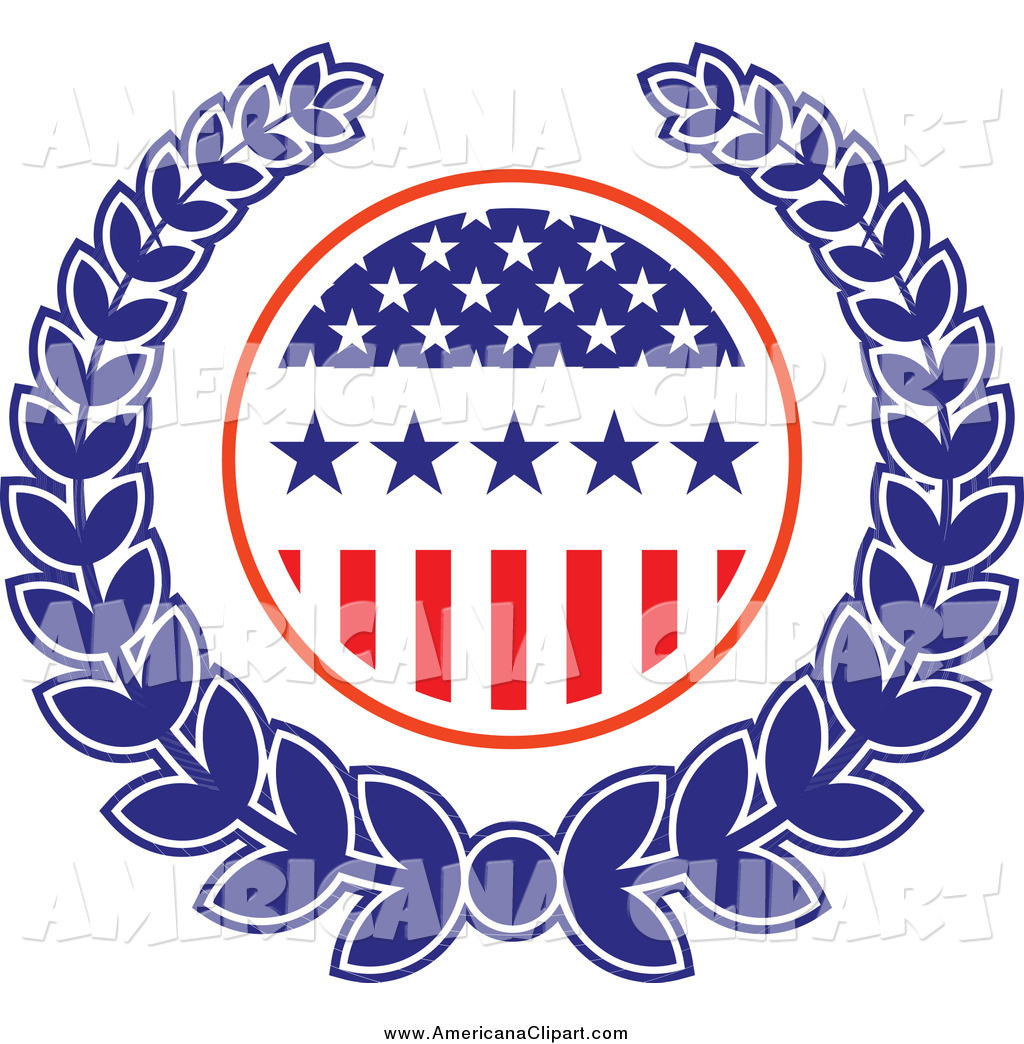 1024x1044 Americana Vector Clip Art Of An American Laurel Wreath