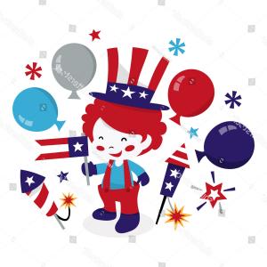 300x300 Vector Illustration Americana Patriotic Theme Seamless Hoodamathrun