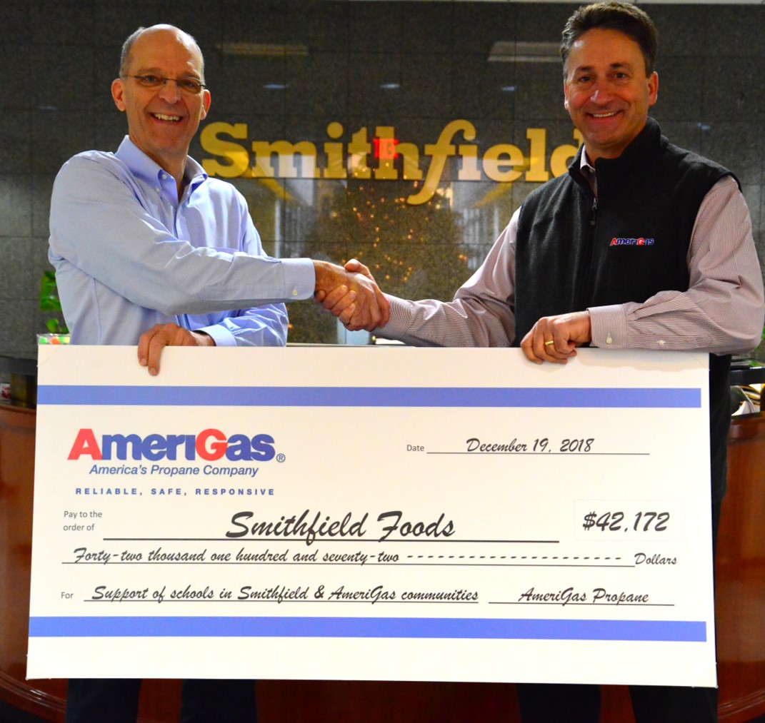 1071x1013 Smithfield Foods Partners With Amerigas To Donate More Than