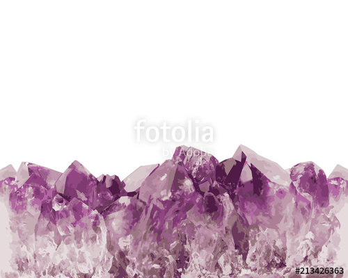 500x400 Amethyst Vector Background Seamless Horizontal Repeating, Natural