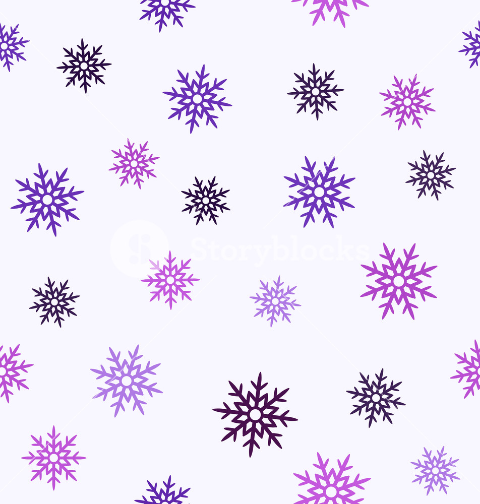 952x1000 Snowflake Pattern Seamless Vector Background
