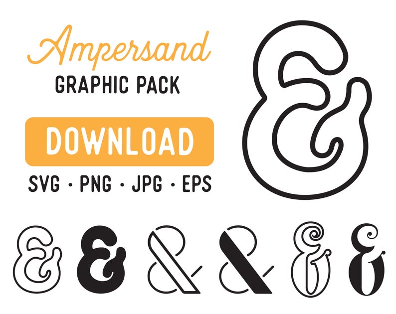 794x630 Ampersand Cutfile Ampersand Clipart Ampersand Ampersand Etsy