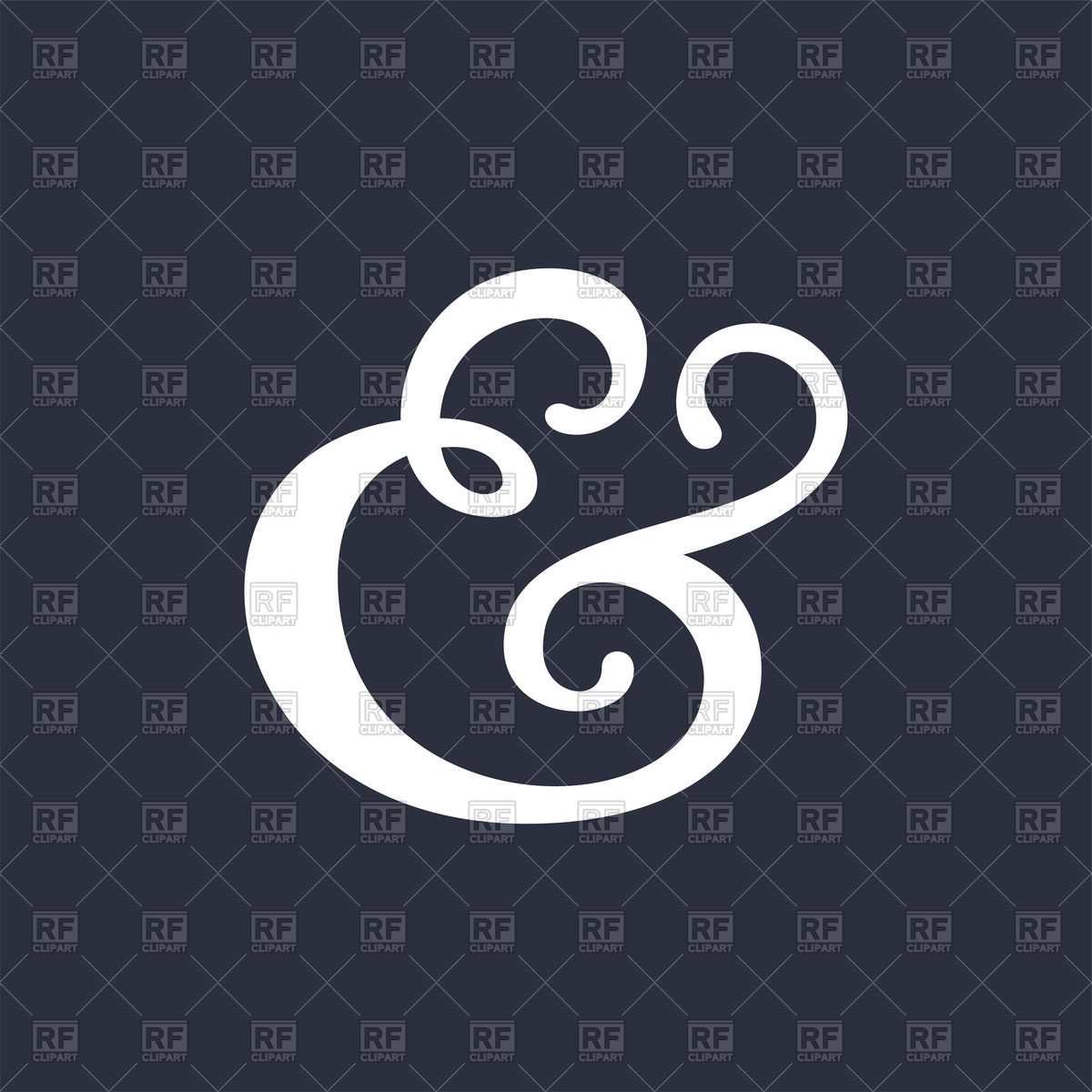 1200x1200 Elegant Custom Ampersand Vector Image Of Design Elements Frbird